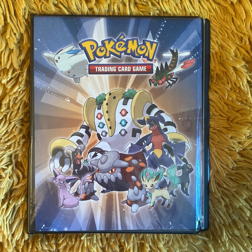 Pokemon trading card book